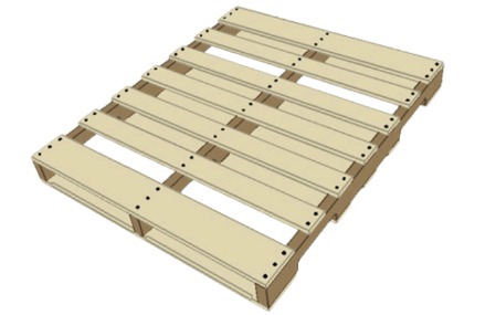 Tarima Americana de Barrotes - Vista principal
